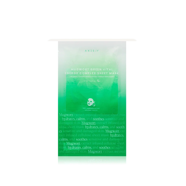 AXIS-Y Mugwort Green Vital Energy Complex Sheet Mask 27ml