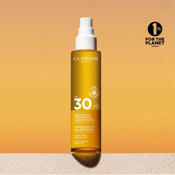 Clarins Olio Solare Illuminante Corpo SPF 30