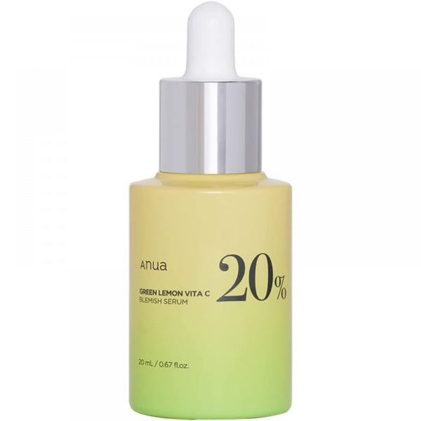 Anua Green Lemon Vitamin C Serum with Vitamin E, Hyaluronic & Ferulic Acid 0.67 fl.oz 20ml