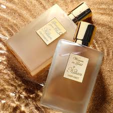 Woman in Gold Hair Mist