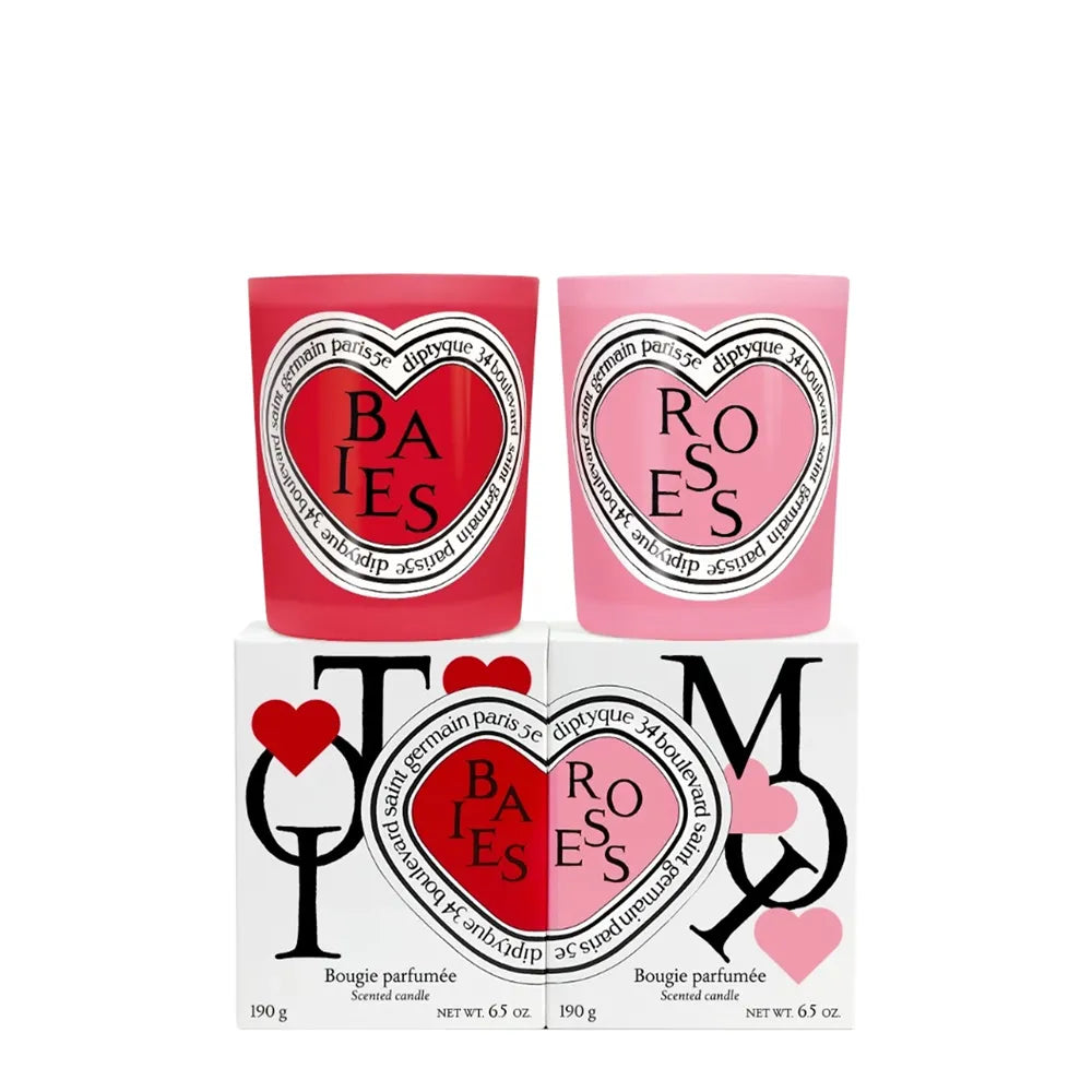 Baies & Roses Valentine Candle Set 2025 Candele