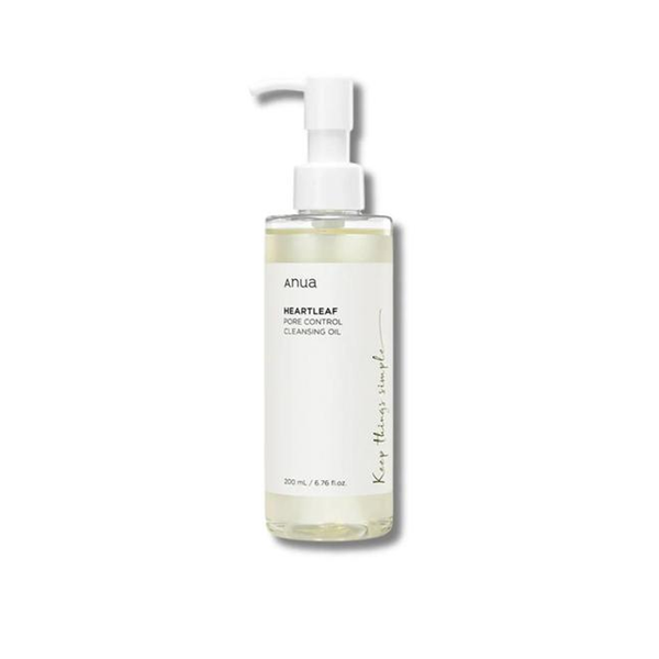 ANUA Heartleaf Pore Control Oil Korean Facial Cleanser Daily Blackhead Removal 200ml