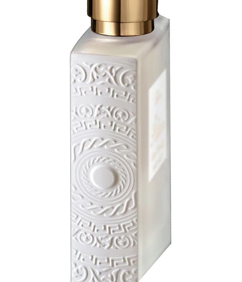 Woman in Gold Hair Mist