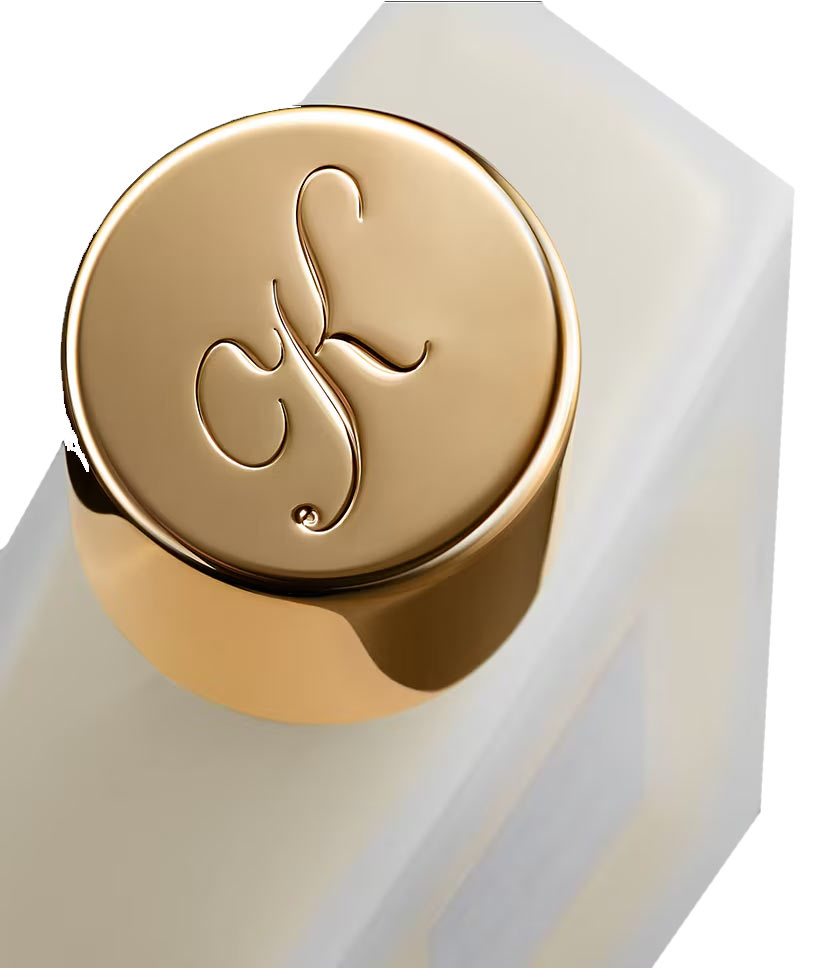 Woman in Gold Hair Mist