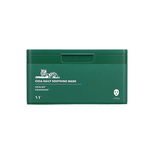 Vt Cosmetics Cica Daily Soothing Mask 30 Pcs - Moisturizing and Soothing