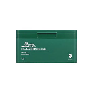 Vt Cosmetics Cica Daily Soothing Mask 30 Pcs - Moisturizing and Soothing