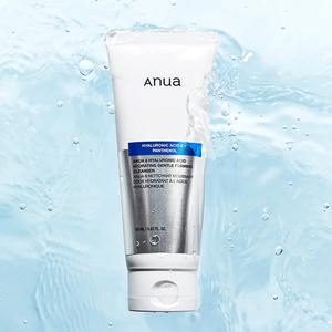 Anua Hydrating Gentle Foaming Cleanser with Hyaluronic Acid, Glycerin, and Zinc PCA